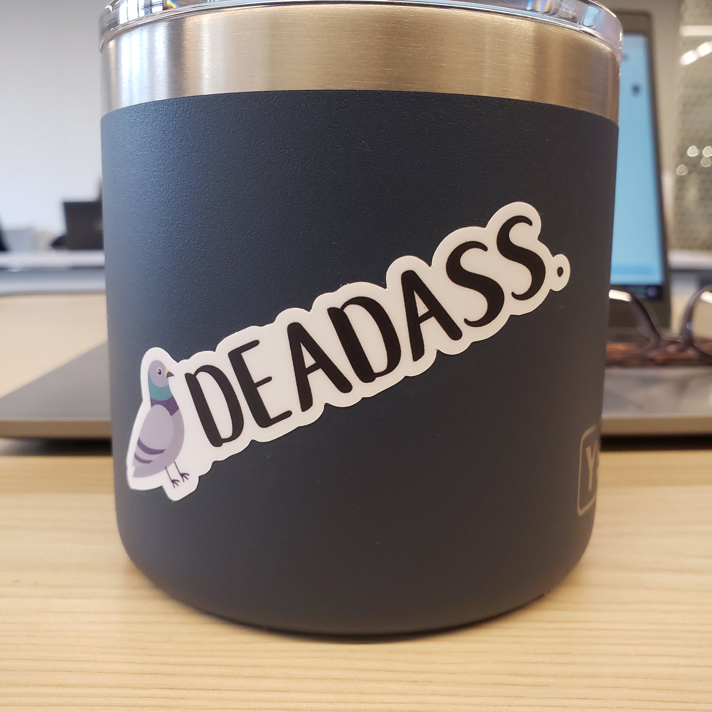Deadass. NYC Pigeon Sticker