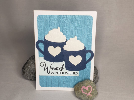 Warmest Winter Wishes | Cocoa & Sweater Card