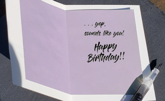 Gemini Birthday Card