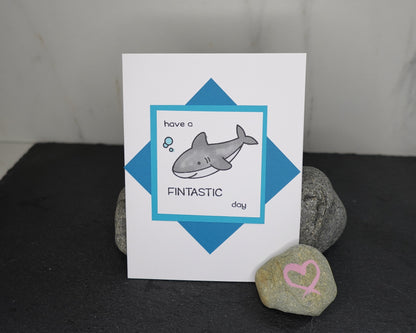 Fin-tastic Shark Card